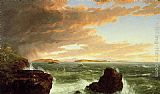 Thomas Cole View Across Frenchman's Bay from Mount Desert Island, After a Squall painting